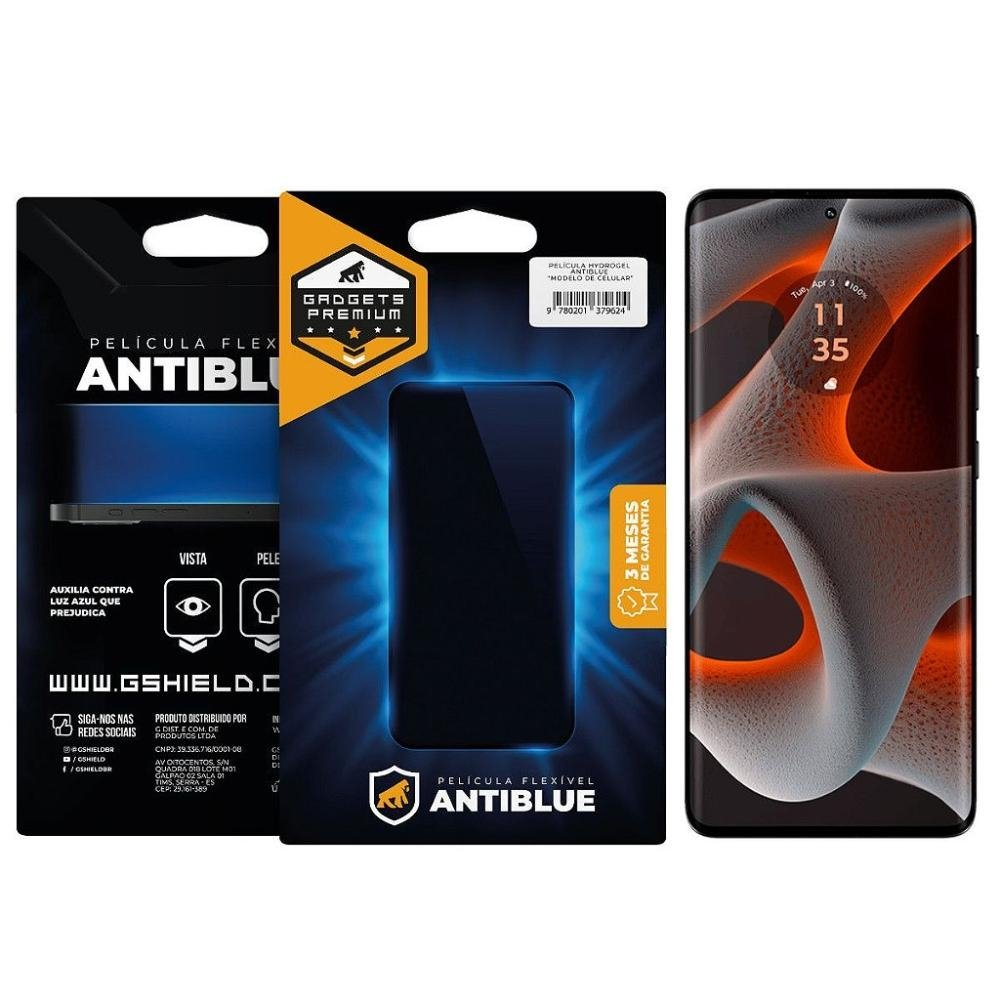 Pelicula para Motorola Moto Edge 50 Pro 5G - AntiBlue - Gshield Pelicula para Motorola Moto Edge 50 Pro 5G - AntiBlue - Gshield