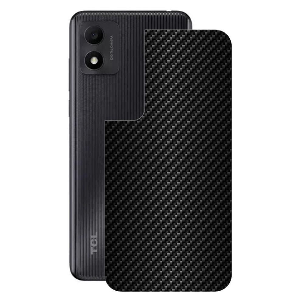 Pelicula para TCL 305i - Traseira de Fibra de Carbono Preta - Gshield Pelicula para TCL 305i - Traseira de Fibra de Carbono Preta - Gshield