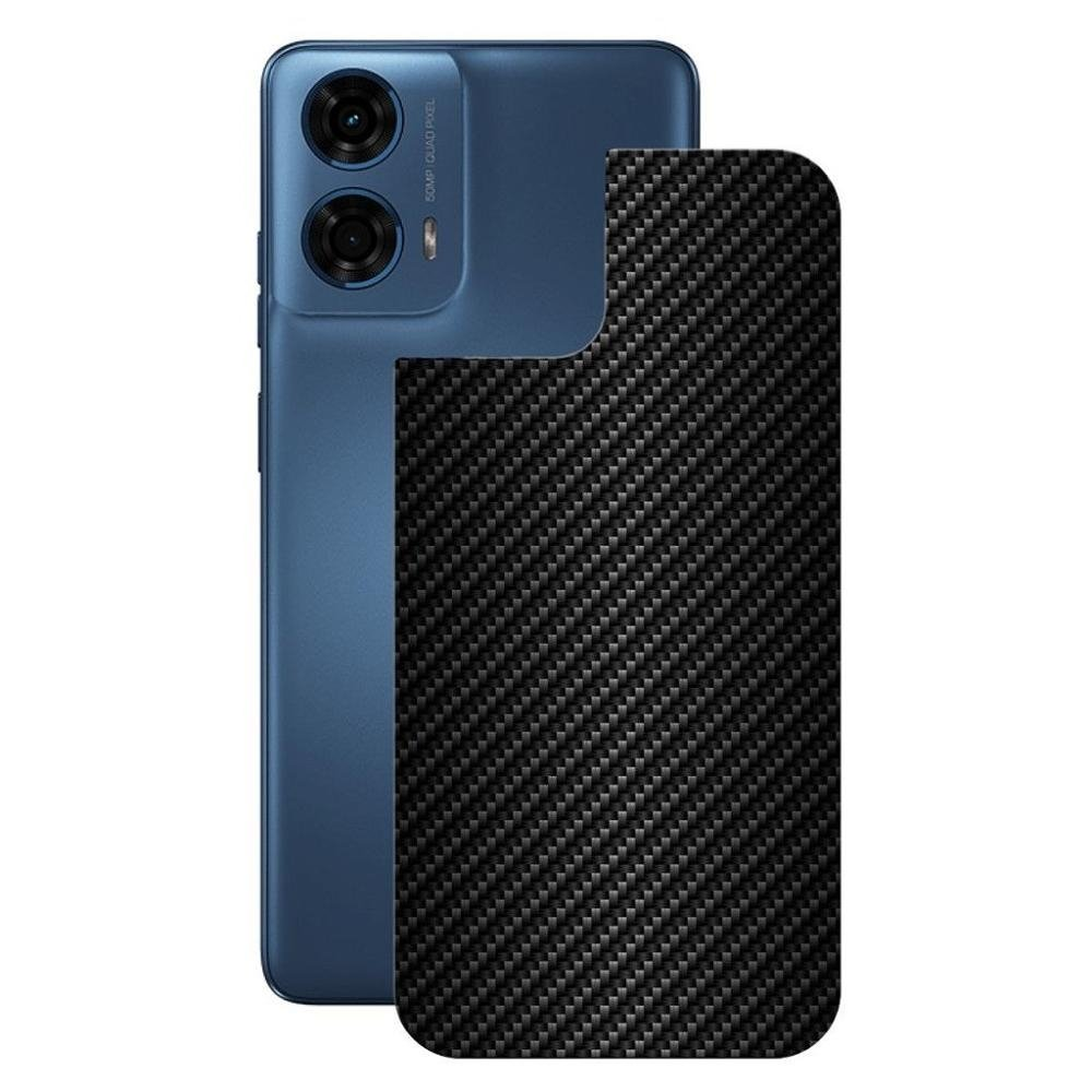 Pelicula para Moto G24 Power - Traseira de Fibra de Carbono Preta - Gshield Pelicula para Moto G24 Power - Traseira de Fibra de Carbono Preta - Gshield