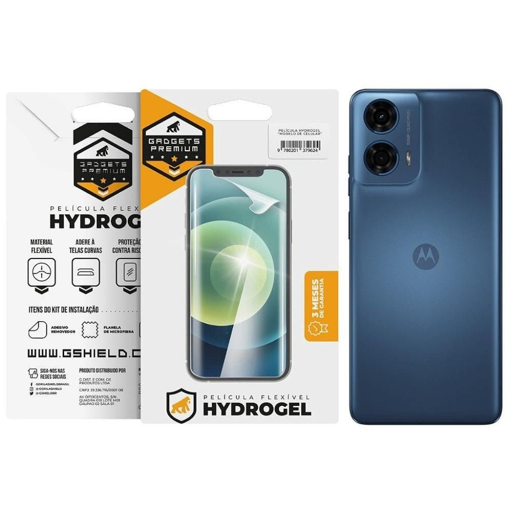 Pelicula para Moto G24 Power - Traseira Hydrogel HD - Gshield Pelicula para Moto G24 Power - Traseira Hydrogel HD - Gshield