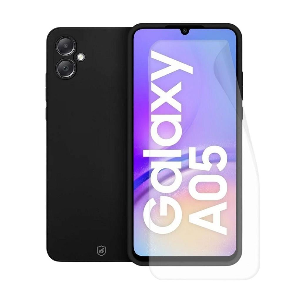 Kit Capa case capinha Silicon Veloz e Pelicula Hydrogel HD para Samsung Galaxy A05 - Gshie Kit Capa case capinha Silicon Veloz e Pelicula Hydrogel HD para Samsung Galaxy A05 - Gshie