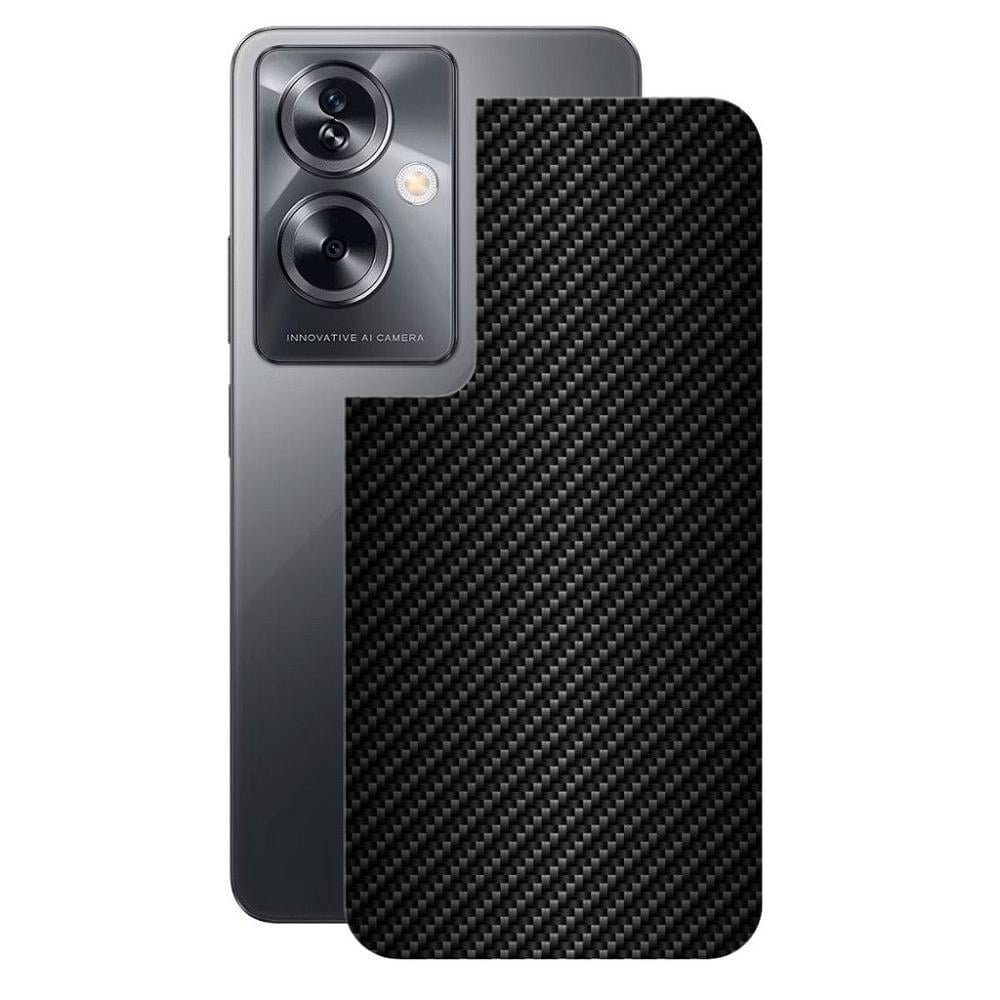 Pelicula para Oppo A79 5G - Traseira de Fibra de Carbono Preta - Gshield Pelicula para Oppo A79 5G - Traseira de Fibra de Carbono Preta - Gshield