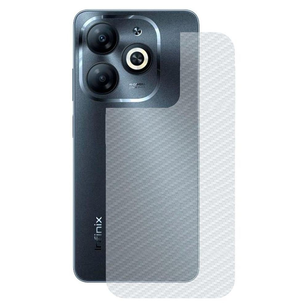 Pelicula para Infinix Smart 8 Pro - Traseira de Fibra de Carbono - Gshield Pelicula para Infinix Smart 8 Pro - Traseira de Fibra de Carbono - Gshield