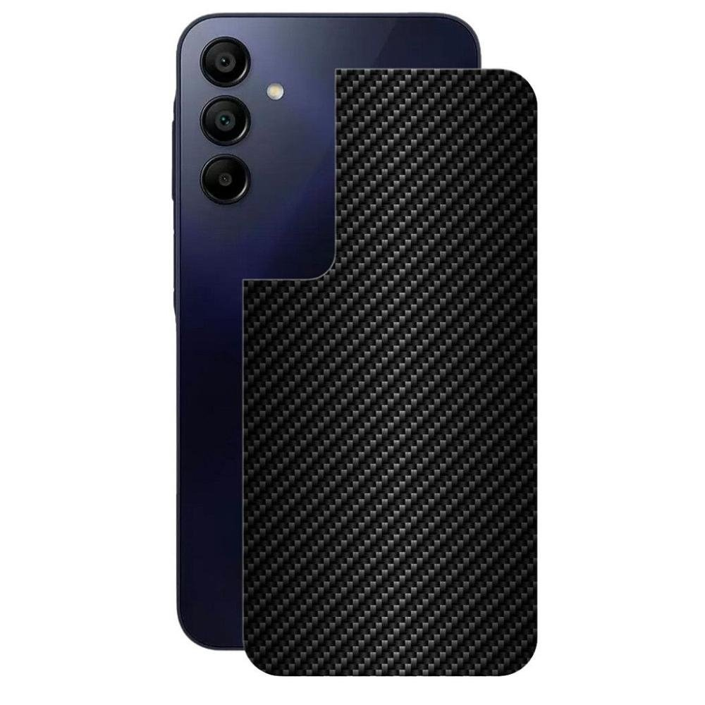 Pelicula para Samsung Galaxy A15 - Traseira de Fibra de Carbono Preta - Gshield Pelicula para Samsung Galaxy A15 - Traseira de Fibra de Carbono Preta - Gshield