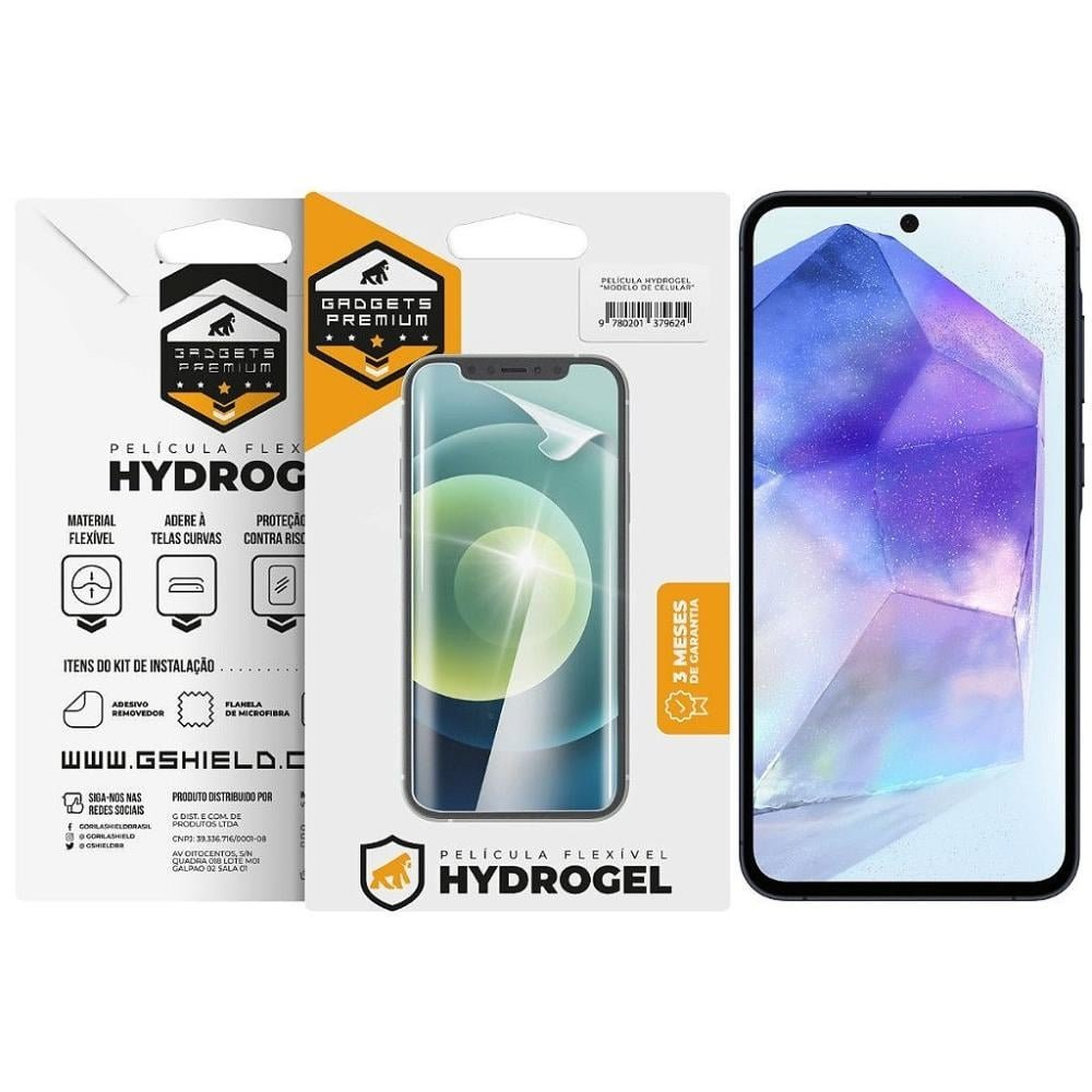 Pelicula para Samsung Galaxy A55 5G - Hydrogel HD - Gshield Pelicula para Samsung Galaxy A55 5G - Hydrogel HD - Gshield