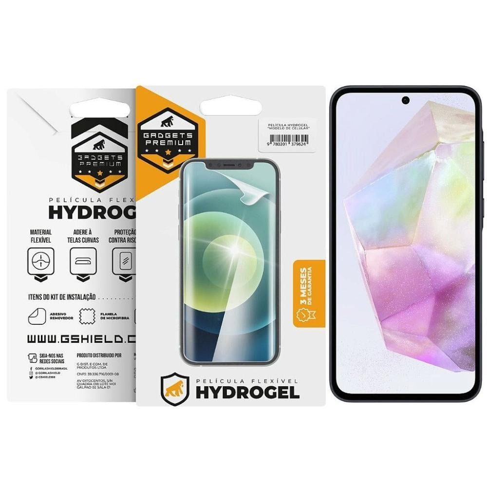 Pelicula para Samsung Galaxy A35 5G - Hydrogel Gamer Fosca - Gshield Pelicula para Samsung Galaxy A35 5G - Hydrogel Gamer Fosca - Gshield