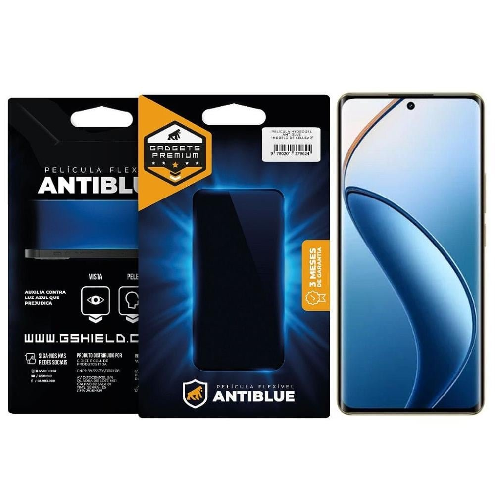 Pelicula para Realme 12 Pro+ 5G - AntiBlue - Gshield Pelicula para Realme 12 Pro+ 5G - AntiBlue - Gshield