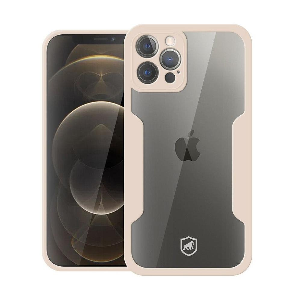 Capa 360 para iPhone 12 Pro - Rosa - Frente e Verso- Gshield