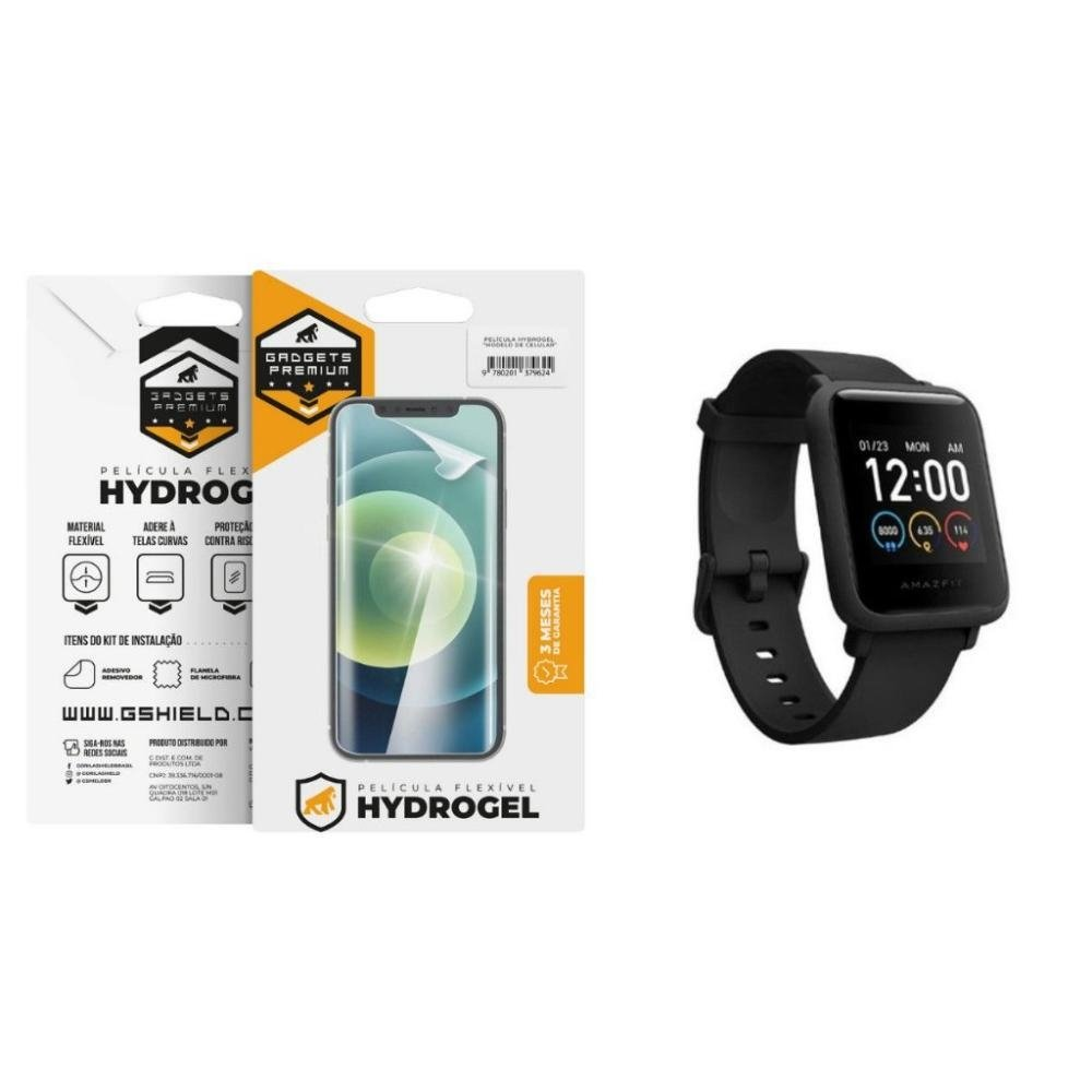 Pelicula Hydrogel para Amazfit Bip S - Gshield Pelicula Hydrogel para Amazfit Bip S - Gshield