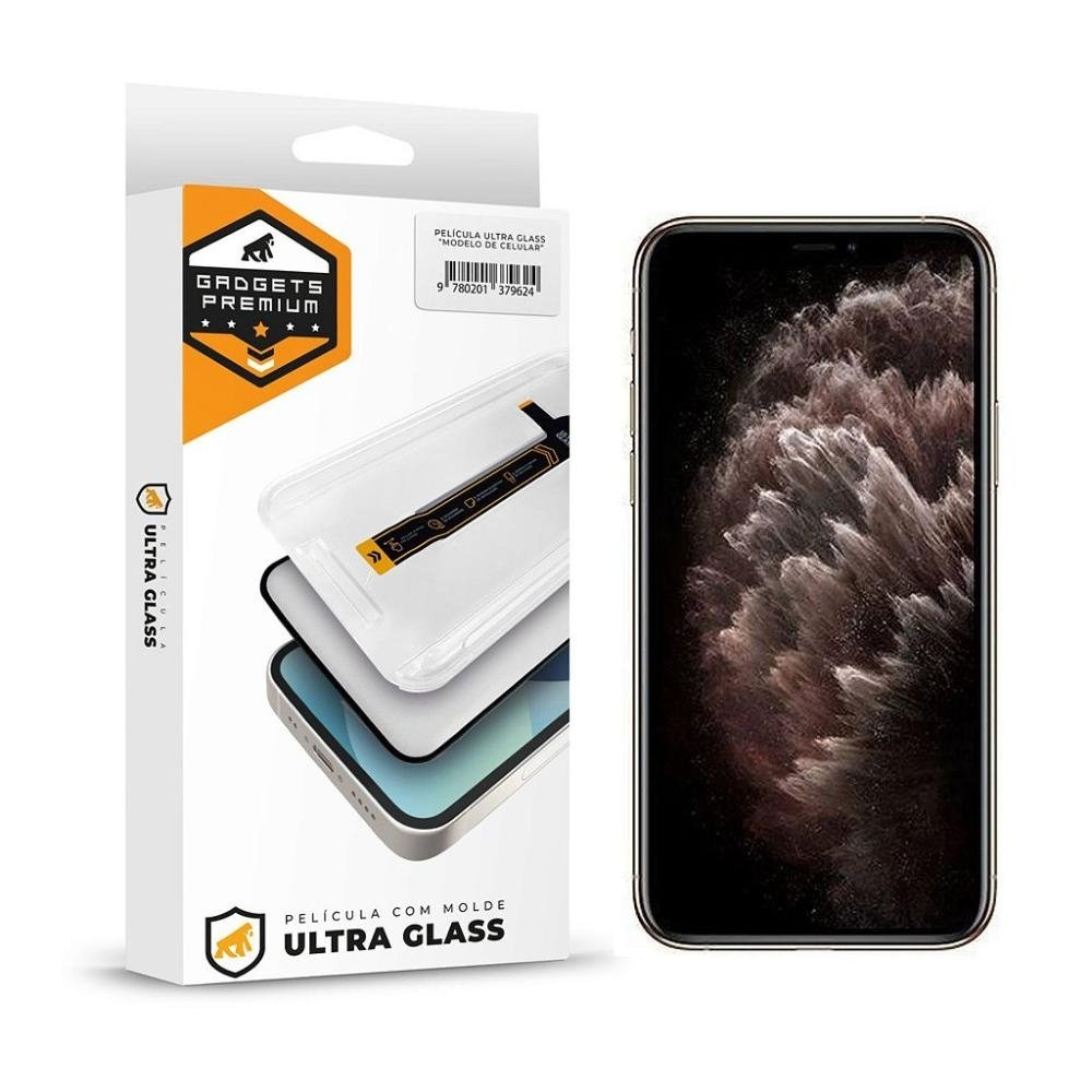 Pelicula para iPhone 11 Pro - Ultra Glass - Preta - Gshield Pelicula para iPhone 11 Pro - Ultra Glass - Preta - Gshield