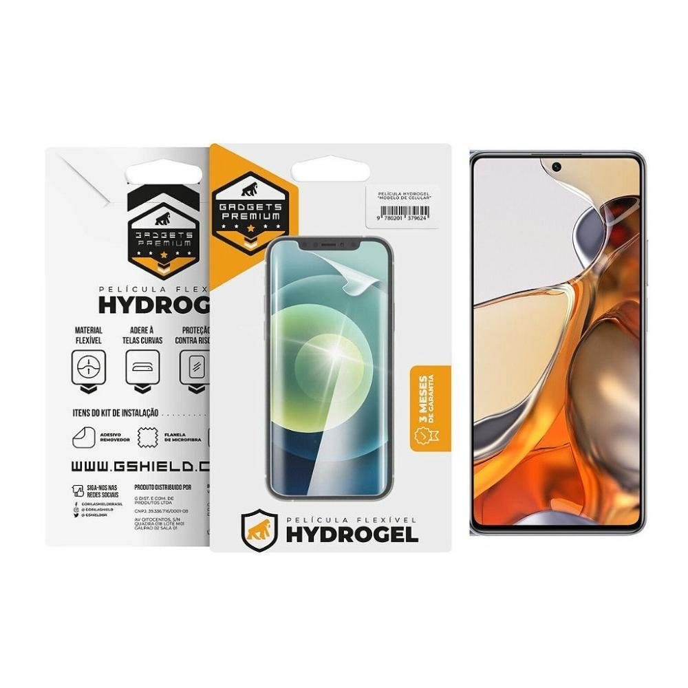 Pelicula para Xiaomi Redmi Note 11T Pro - Hydrogel HD - Gshield Pelicula para Xiaomi Redmi Note 11T Pro - Hydrogel HD - Gshield