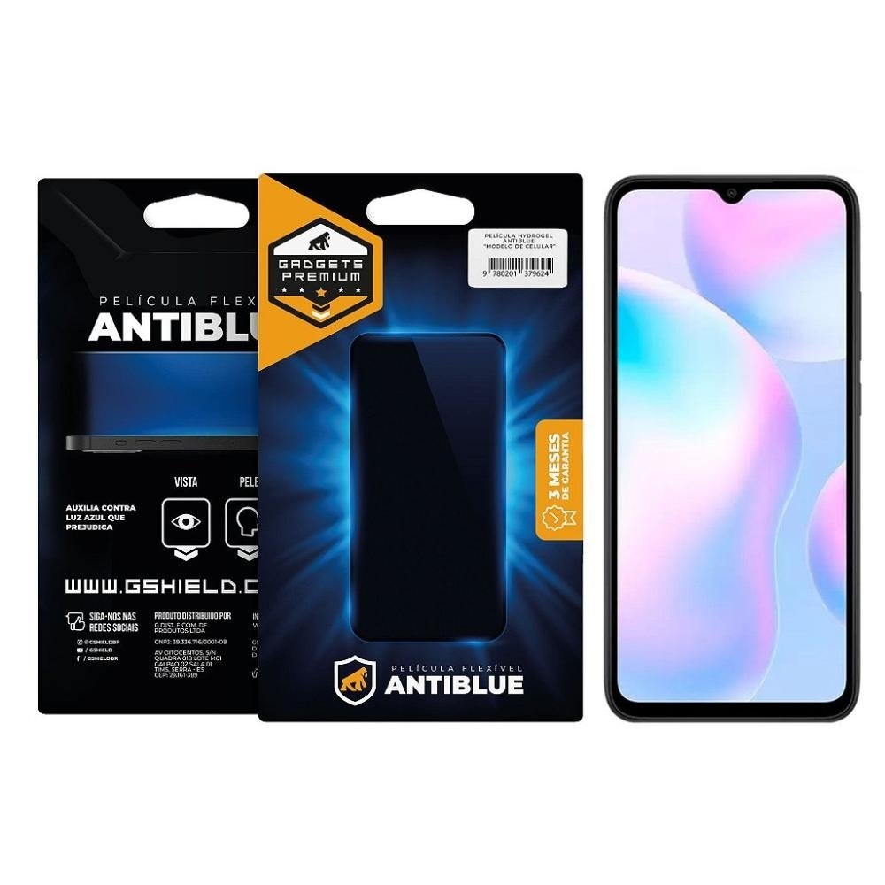 Pelicula para Xiaomi Redmi 9A - AntiBlue - Gshield Pelicula para Xiaomi Redmi 9A - AntiBlue - Gshield