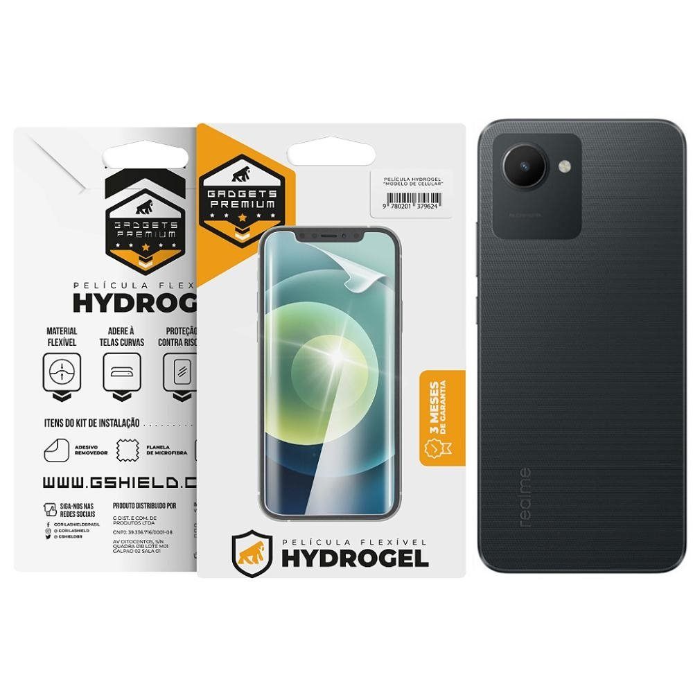 Pelicula para Realme C30 - Traseira Hydrogel HD - Gshield Pelicula para Realme C30 - Traseira Hydrogel HD - Gshield