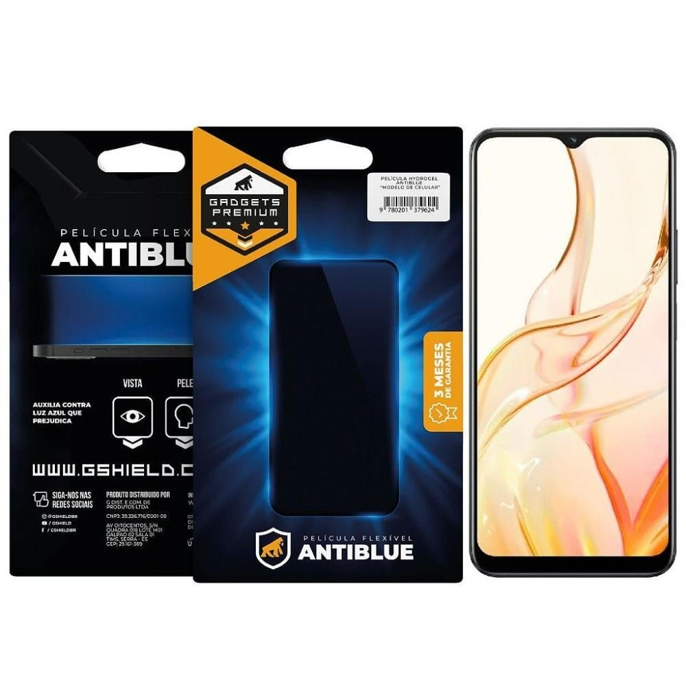 Película para Realme C30s - AntiBlue - Gshield Película para Realme C30s - AntiBlue - Gshield