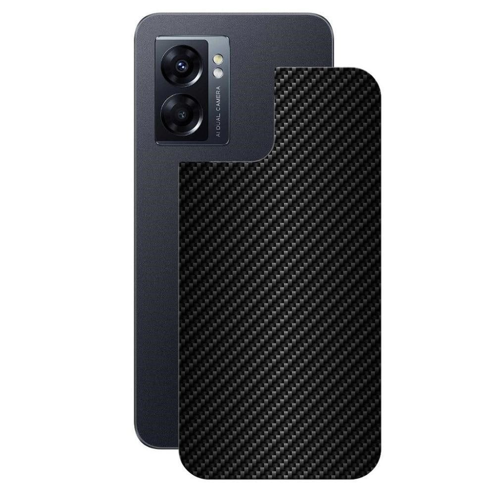 Película Oppo A77 - Traseira Fibra Carbono Preta - Gshield Película Oppo A77 - Traseira Fibra Carbono Preta - Gshield