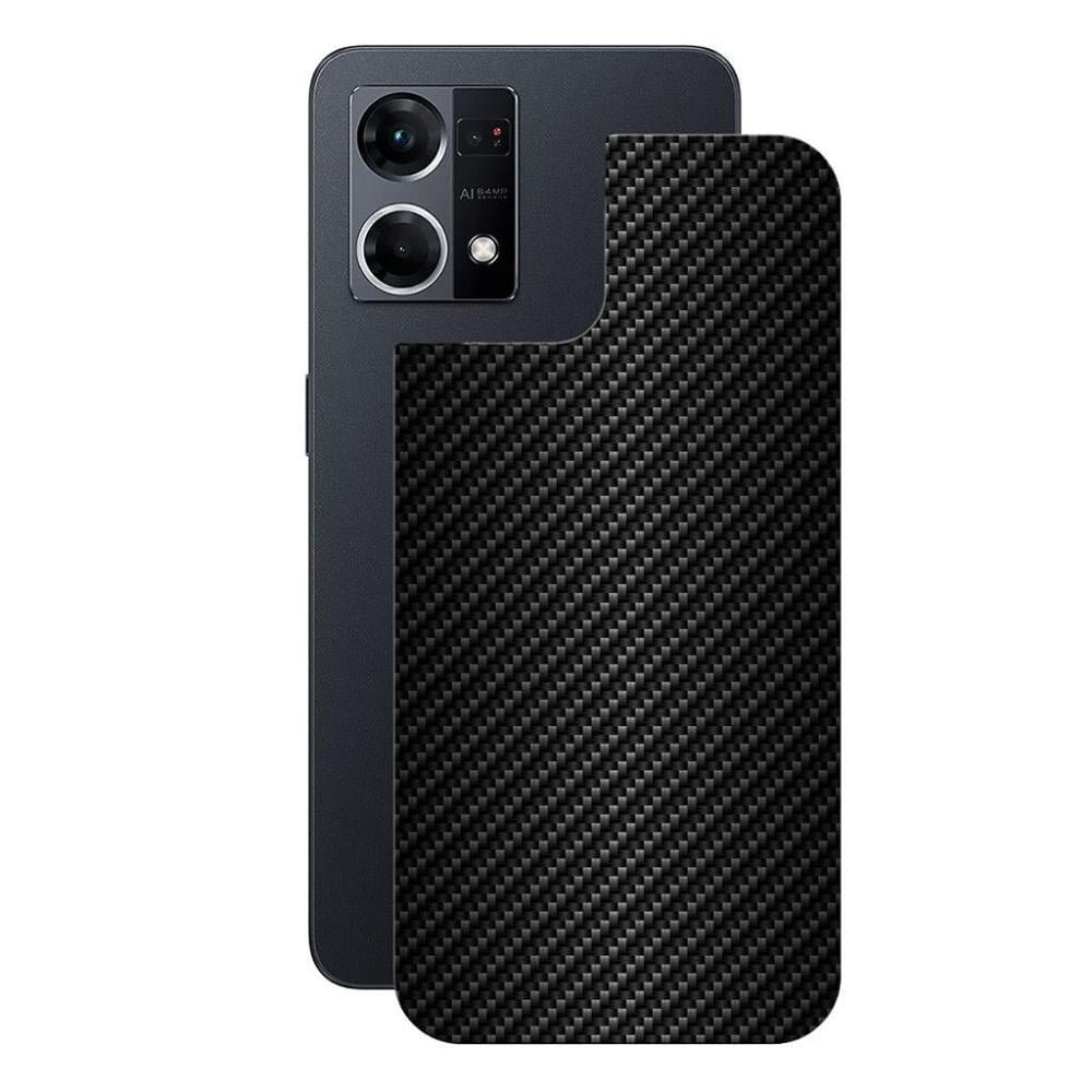 Película Oppo Reno7 - Traseira Fibra Carbono Preta - Gshield Película Oppo Reno7 - Traseira Fibra Carbono Preta - Gshield