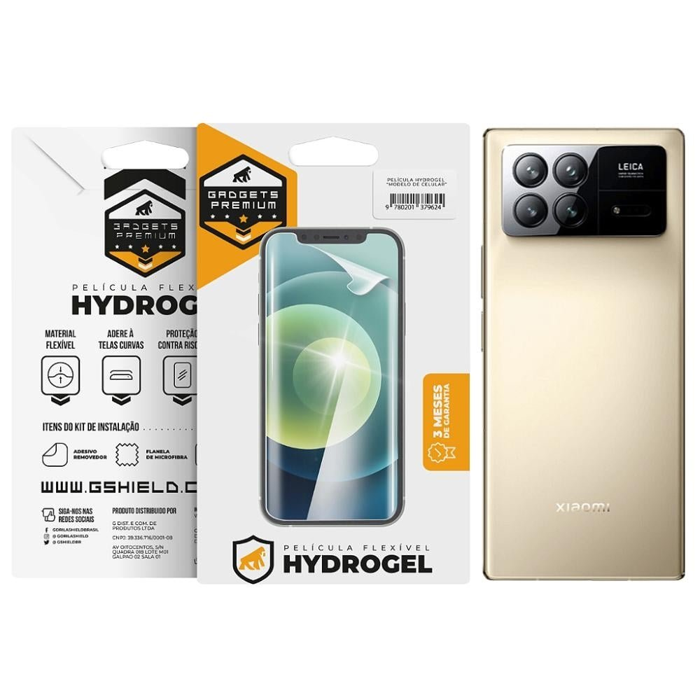 Pelicula para Xiaomi Mix Fold 3 - Traseira Hydrogel HD - Gshield Pelicula para Xiaomi Mix Fold 3 - Traseira Hydrogel HD - Gshield