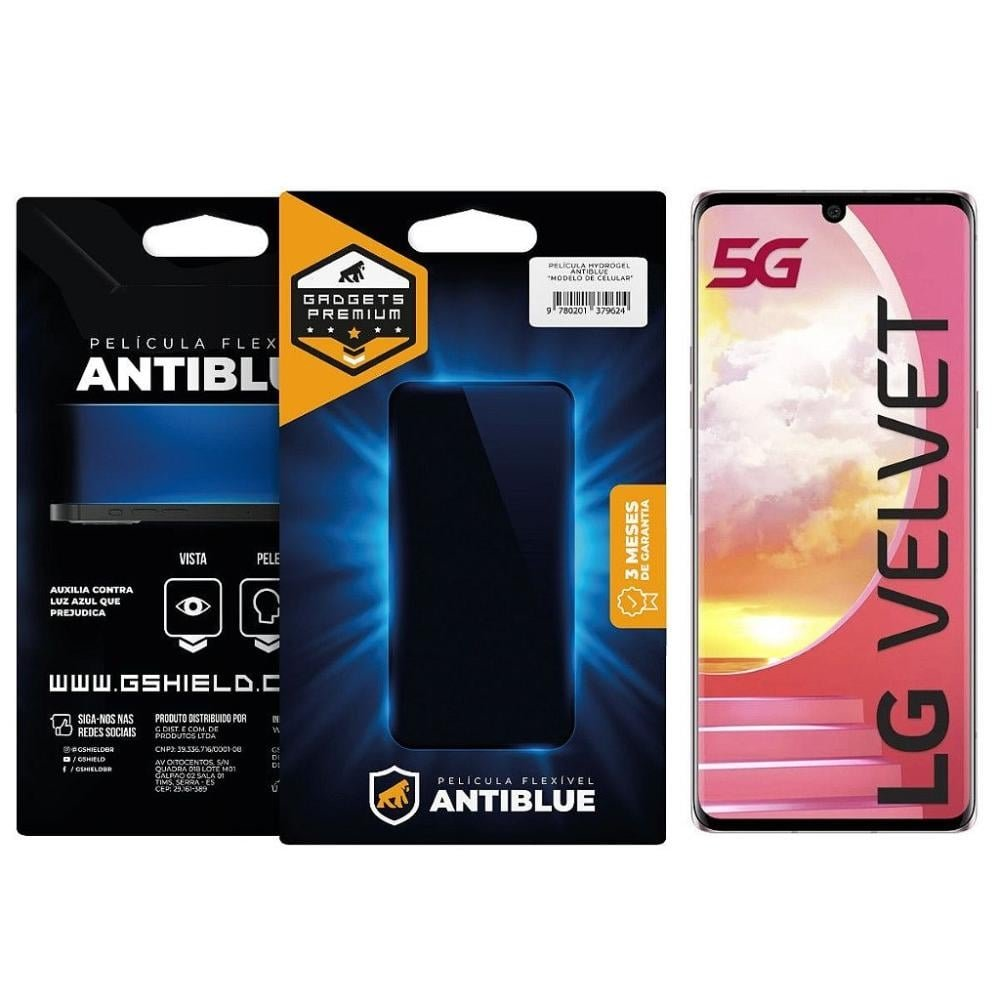Pelicula para LG Velvet - AntiBlue - Gshield Pelicula para LG Velvet - AntiBlue - Gshield