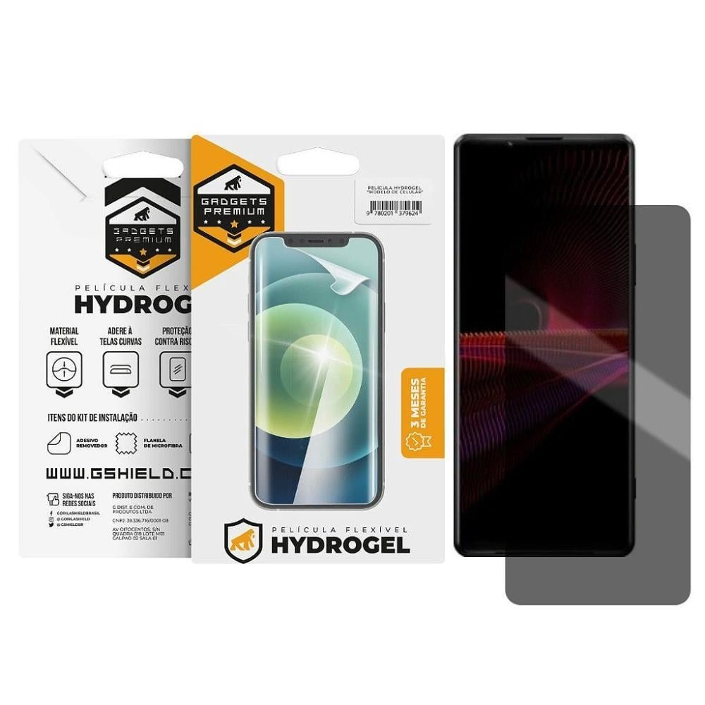 Pelicula para Sony Xperia 1 III - Privacidade Hydrogel - Gshield Pelicula para Sony Xperia 1 III - Privacidade Hydrogel - Gshield