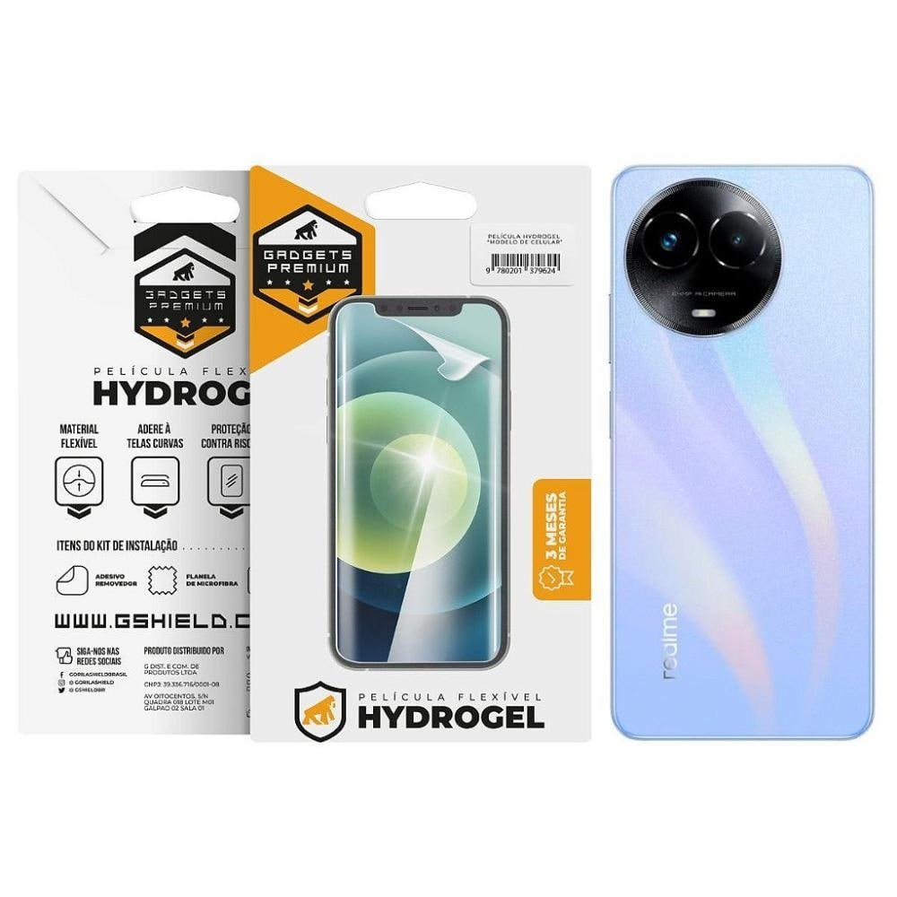 Pelicula para Realme 11x 5G - Traseira de Fibra de Carbono - Gshield Pelicula para Realme 11x 5G - Traseira de Fibra de Carbono - Gshield