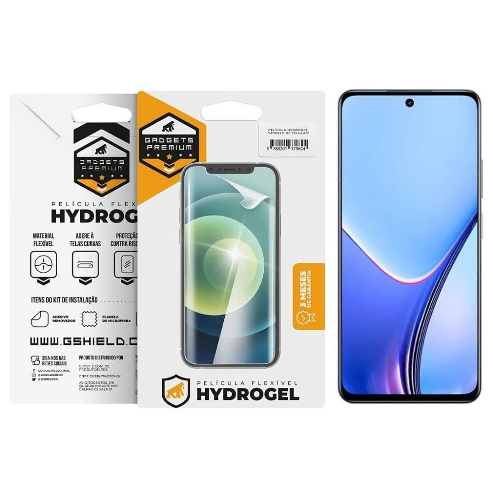 Pelicula para Realme 11x 5G - Hydrogel HD - Gshield Pelicula para Realme 11x 5G - Hydrogel HD - Gshield