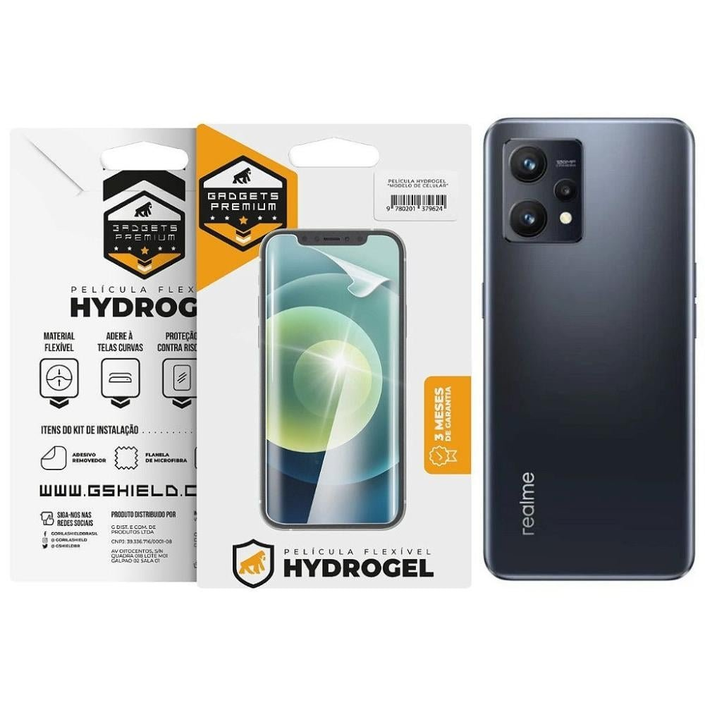 Pelicula para Realme 9 - Traseira Hydrogel HD - Gshield Pelicula para Realme 9 - Traseira Hydrogel HD - Gshield