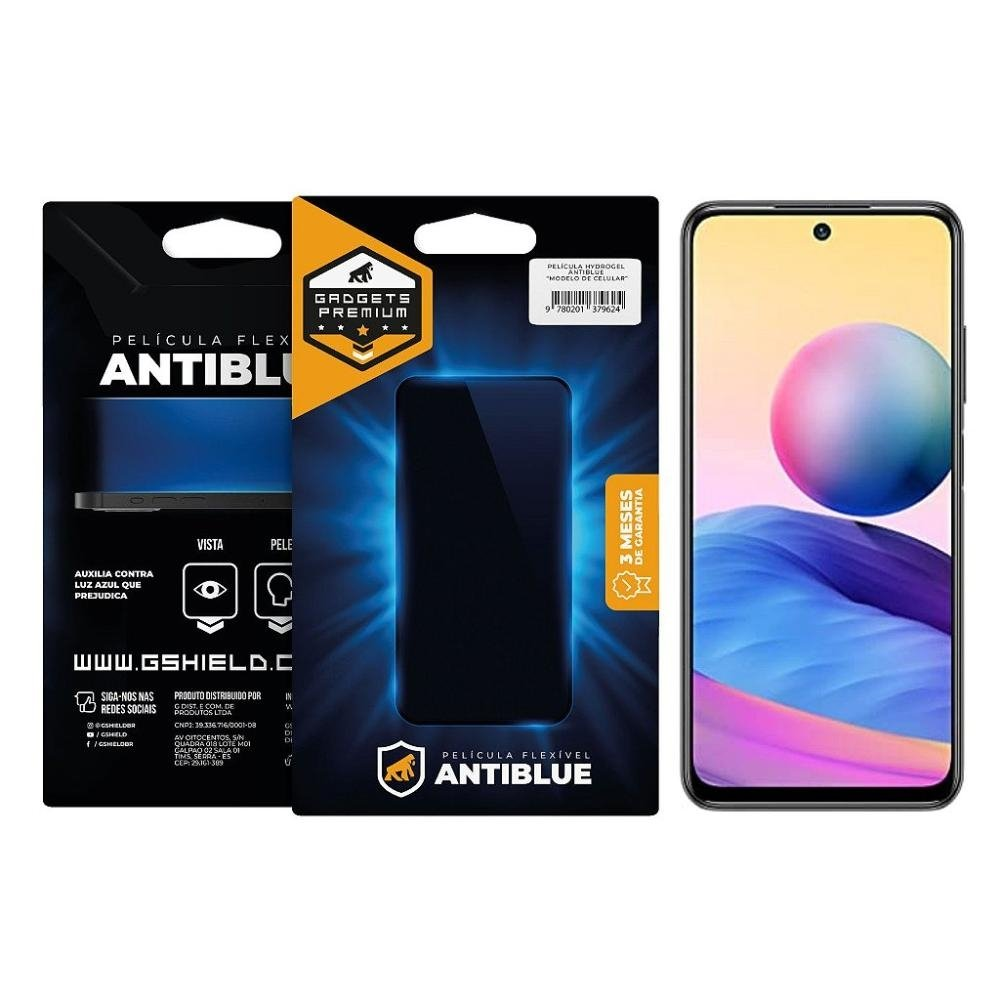 Pelicula para Xiaomi Redmi Note 10 5G - AntiBlue - Gshield Pelicula para Xiaomi Redmi Note 10 5G - AntiBlue - Gshield