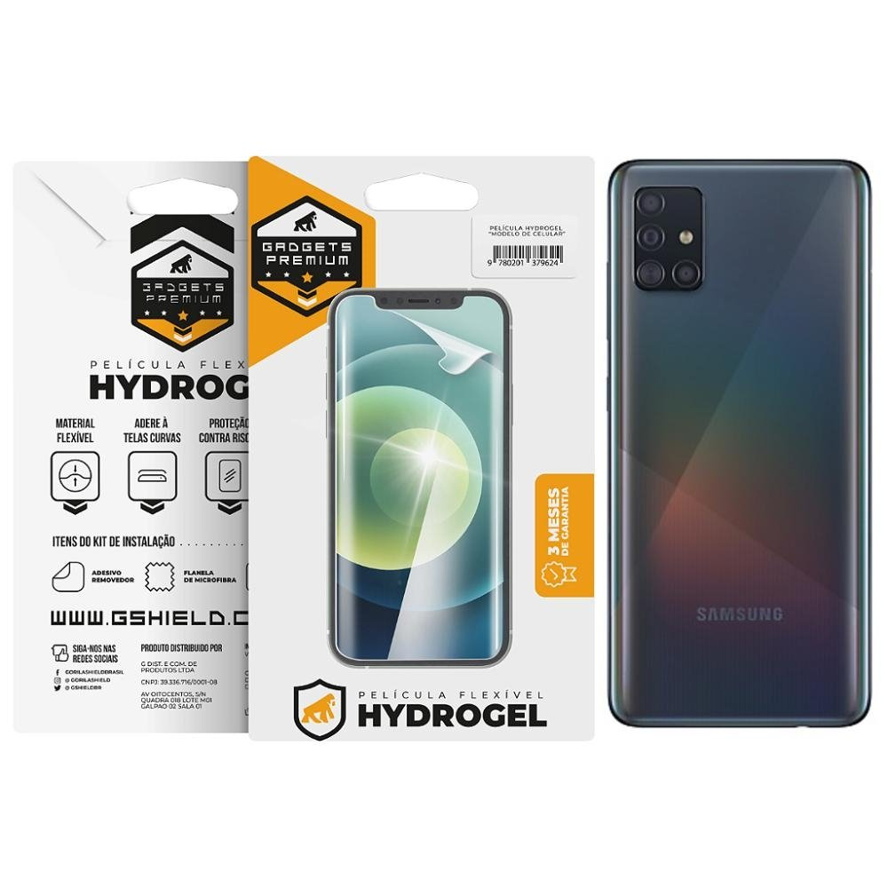 Pelicula para Samsung Galaxy A51 - Traseira Hydrogel HD - Gshield Pelicula para Samsung Galaxy A51 - Traseira Hydrogel HD - Gshield