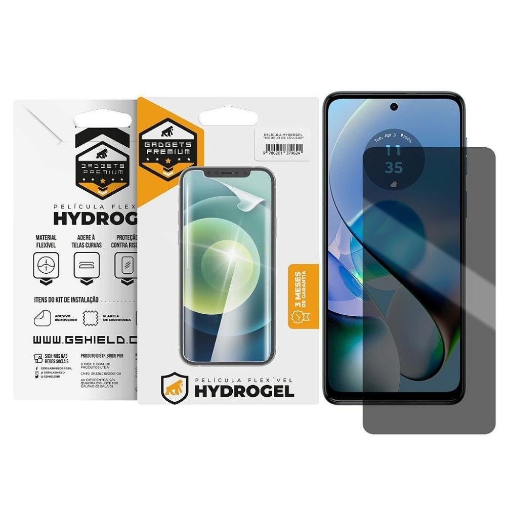 Pelicula para Moto G54 5G - Privacidade Hydrogel - Gshield Pelicula para Moto G54 5G - Privacidade Hydrogel - Gshield