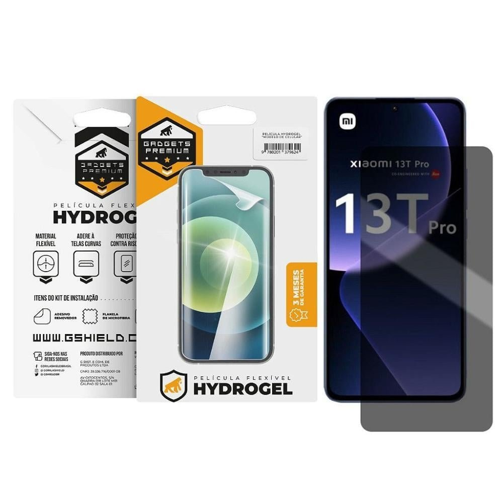 Pelicula para Xiaomi 13T Pro - Privacidade Hydrogel - Gshield Pelicula para Xiaomi 13T Pro - Privacidade Hydrogel - Gshield