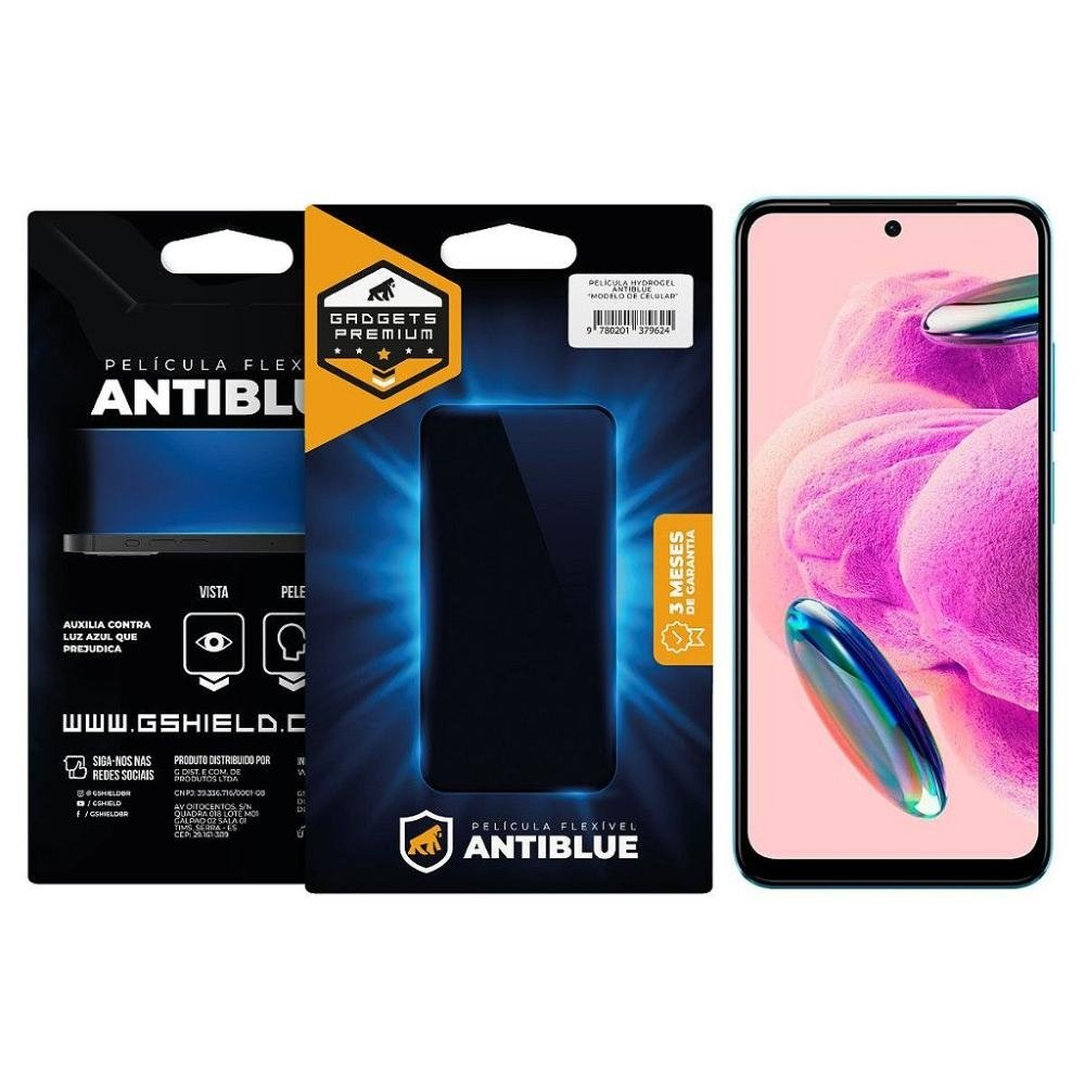 Pelicula para Xiaomi Redmi Note 12S - AntiBlue - Gshield Pelicula para Xiaomi Redmi Note 12S - AntiBlue - Gshield