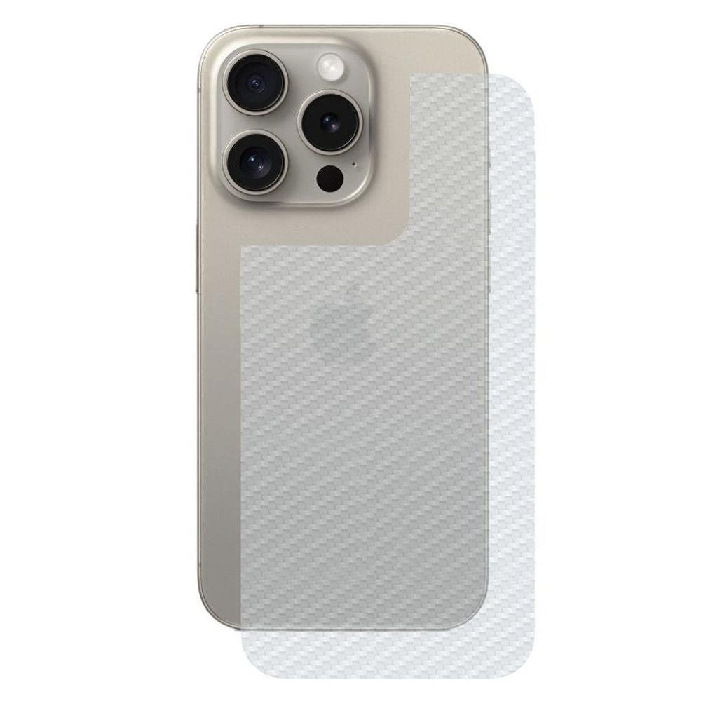 Pelicula para iPhone 15 Pro Max - Traseira de Fibra de Carbono - Gshield Pelicula para iPhone 15 Pro Max - Traseira de Fibra de Carbono - Gshield
