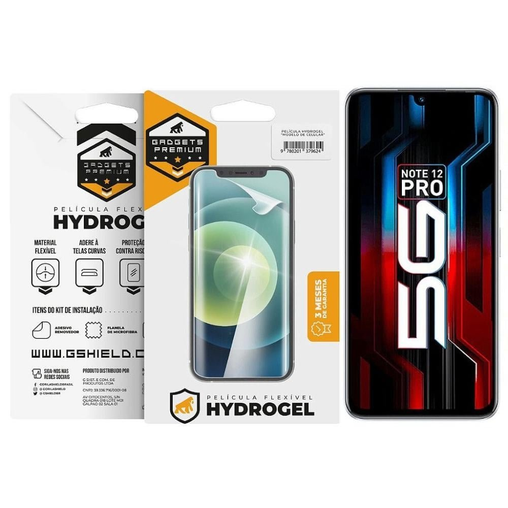 Película para Infinix Note 12 Pro 5G - Hydrogel Gamer Fosca - Gshield Película para Infinix Note 12 Pro 5G - Hydrogel Gamer Fosca - Gshield