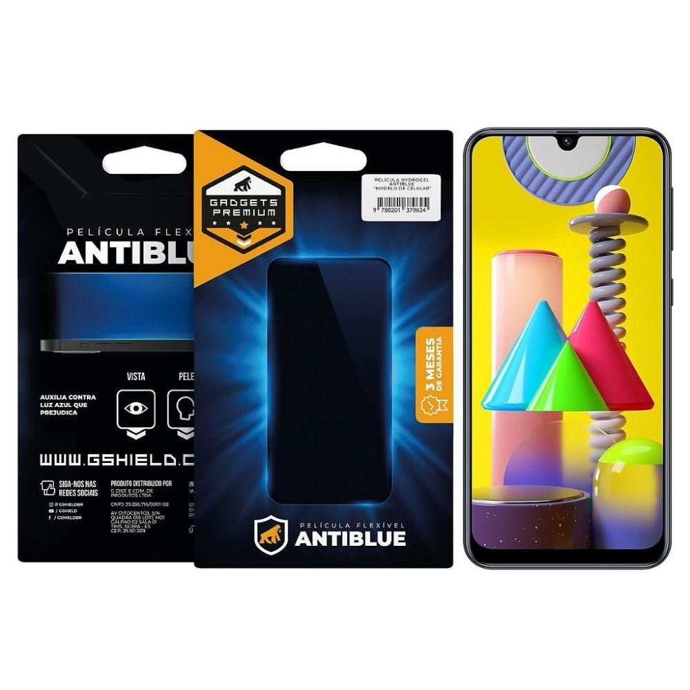 Película para Samsung Galaxy M31 - AntiBlue - Gshield Película para Samsung Galaxy M31 - AntiBlue - Gshield