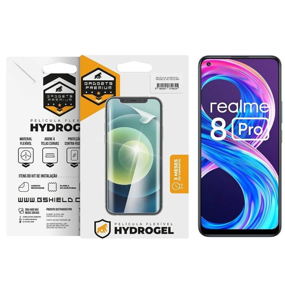 Película para Realme 8 Pro - Hydrogel Gamer Fosca - Gshield Película para Realme 8 Pro - Hydrogel Gamer Fosca - Gshield