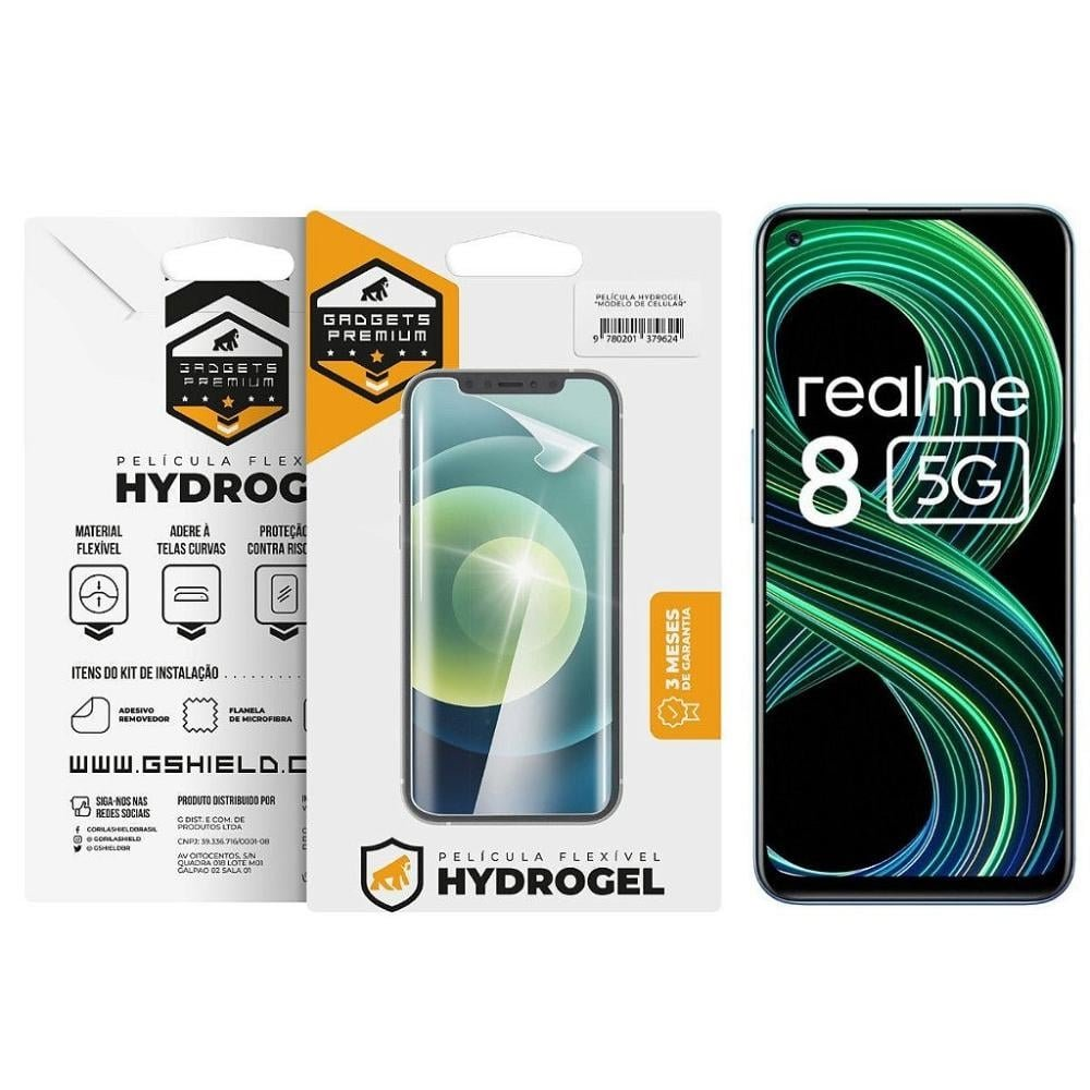 Película para Realme 8 5G - Hydrogel Gamer Fosca - Gshield Película para Realme 8 5G - Hydrogel Gamer Fosca - Gshield