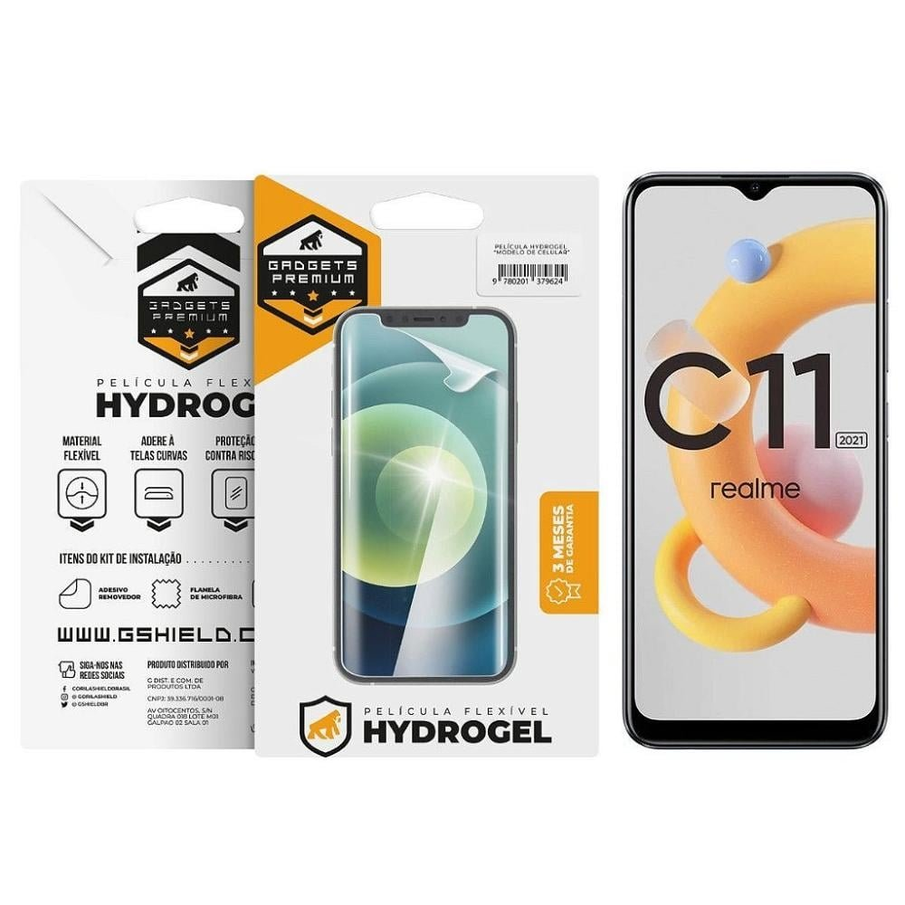 Película para Realme C11 - Hydrogel Gamer Fosca - Gshield Película para Realme C11 - Hydrogel Gamer Fosca - Gshield