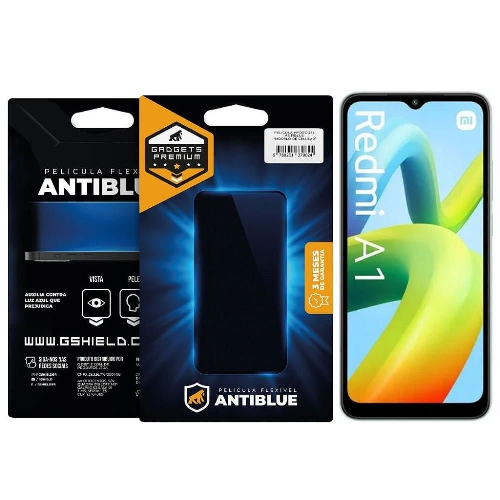 Pelicula para Xiaomi Redmi A1 - AntiBlue - Gshield Pelicula para Xiaomi Redmi A1 - AntiBlue - Gshield
