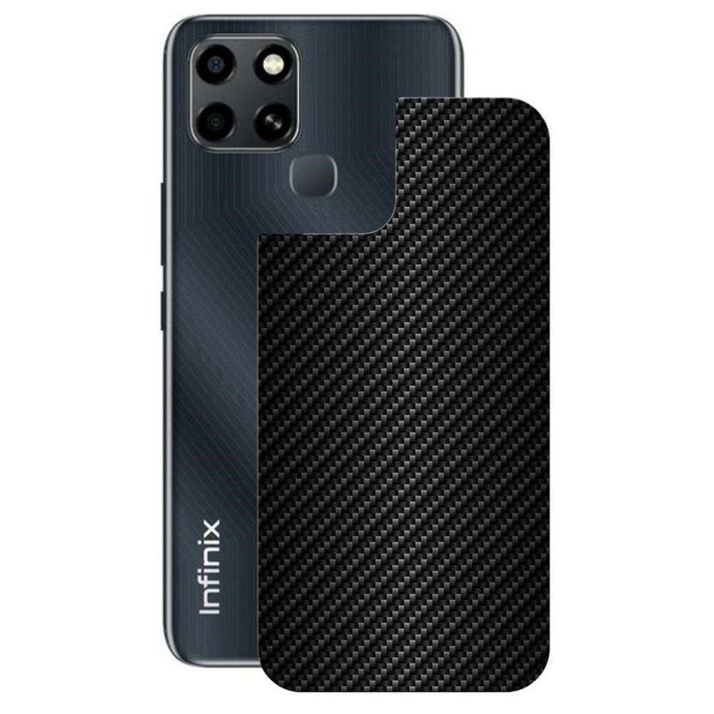 Pelicula para Infinix Smart 6 - Traseira de Fibra de Carbono Preta - Gshield Pelicula para Infinix Smart 6 - Traseira de Fibra de Carbono Preta - Gshield