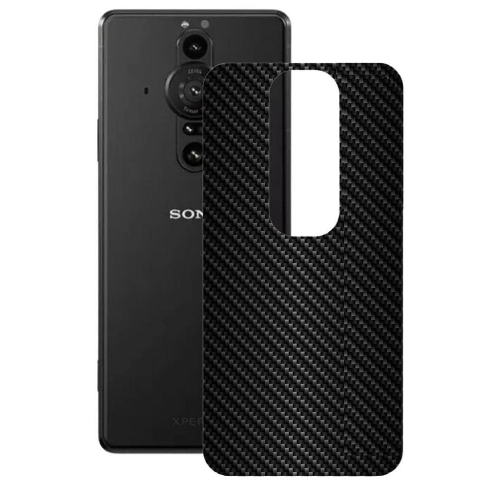 Pelicula para Sony Xperia PRO-l - Traseira de Fibra de Carbono Preta - Gshield Pelicula para Sony Xperia PRO-l - Traseira de Fibra de Carbono Preta - Gshield