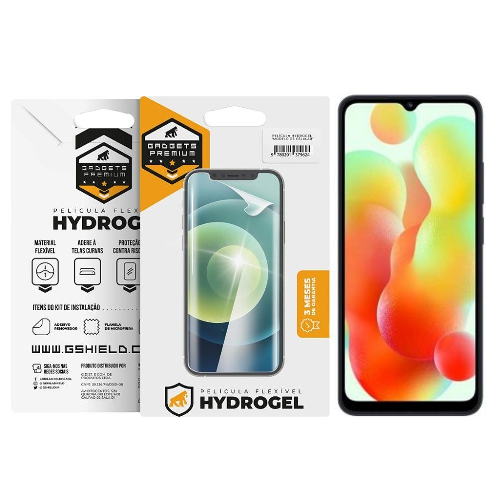 Pelicula para Xiaomi Redmi 12C - Hydrogel HD - Gshield Pelicula para Xiaomi Redmi 12C - Hydrogel HD - Gshield