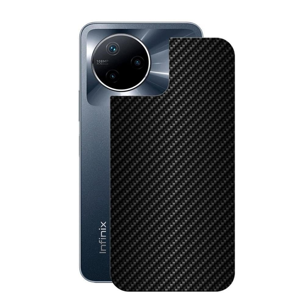 Película para Infinix Note 12 Pro - Traseira de Fibra de Carbono Preta - Gshield Película para Infinix Note 12 Pro - Traseira de Fibra de Carbono Preta - Gshield