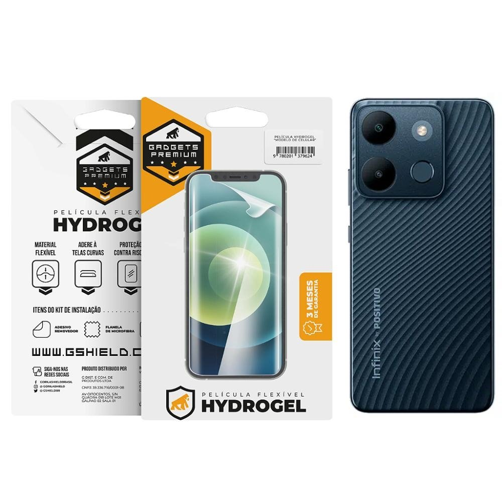 Pelicula para Infinix Smart 7 - Traseira Hydrogel HD- Gshield Pelicula para Infinix Smart 7 - Traseira Hydrogel HD- Gshield