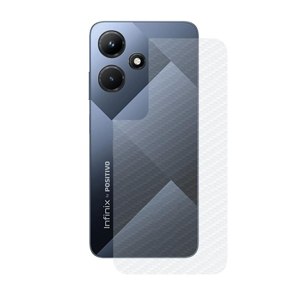 Película Infinix Hot 30i-Traseira Fibra de Carbono-Gshield Película Infinix Hot 30i-Traseira Fibra de Carbono-Gshield