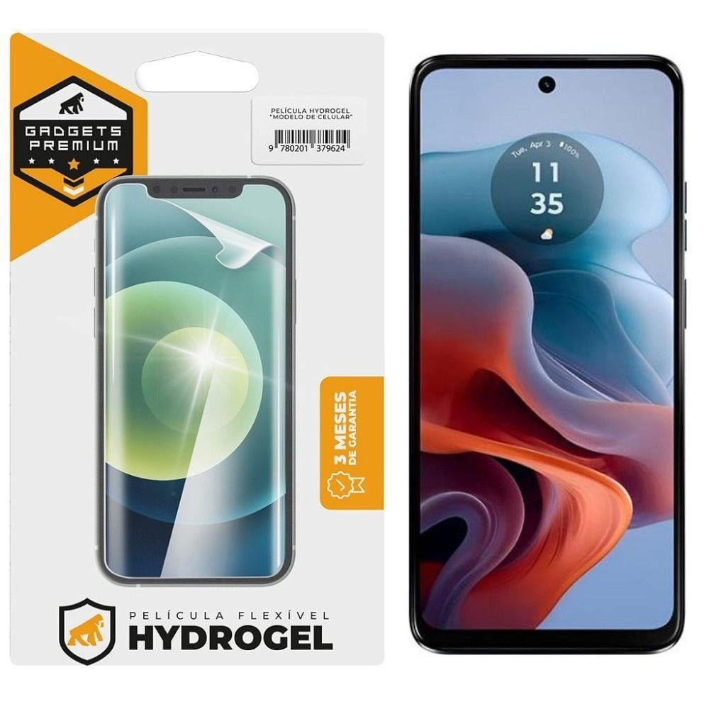 Pelicula para Motorola Moto G34 5G - Hydrogel HD - Gshield Pelicula para Motorola Moto G34 5G - Hydrogel HD - Gshield