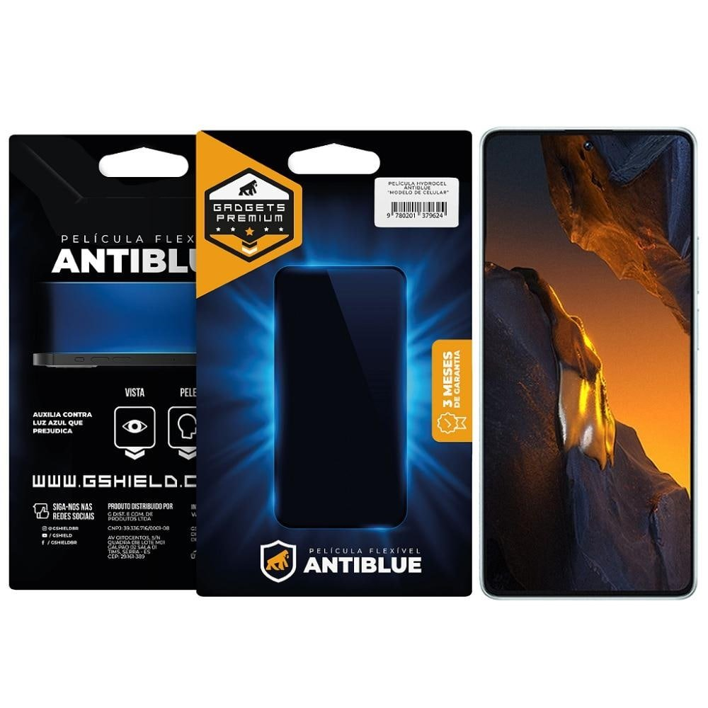 Película para Xiaomi Poco F5 - AntiBlue - Gshield Película para Xiaomi Poco F5 - AntiBlue - Gshield