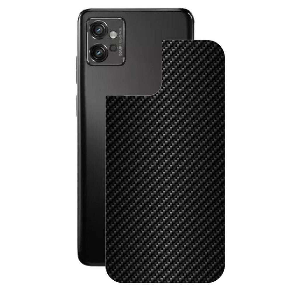 Pelicula para Motorola Moto G32 - Traseira de Fibra de Carbono Preta - Gshield Pelicula para Motorola Moto G32 - Traseira de Fibra de Carbono Preta - Gshield
