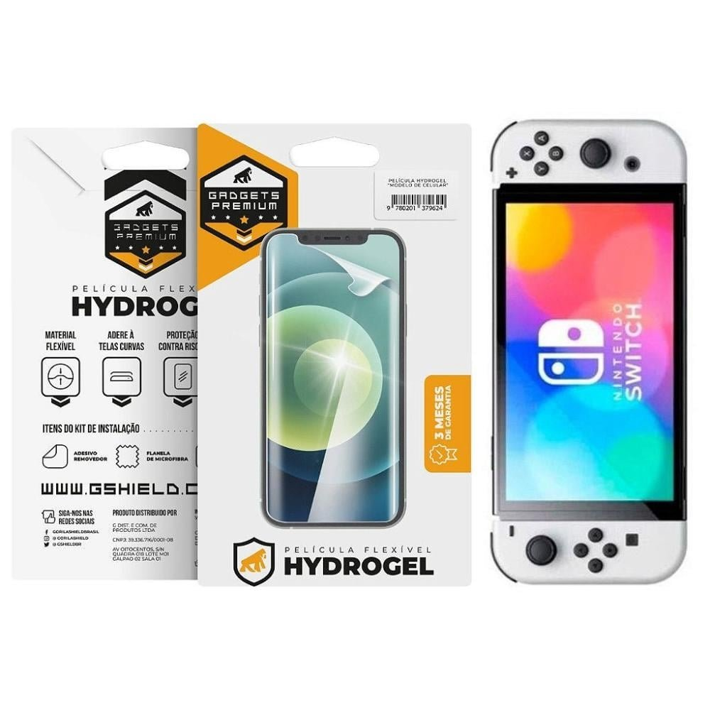 Pelicula para Nintendo Switch Oled - Hydrogel HD - Gshield Pelicula para Nintendo Switch Oled - Hydrogel HD - Gshield