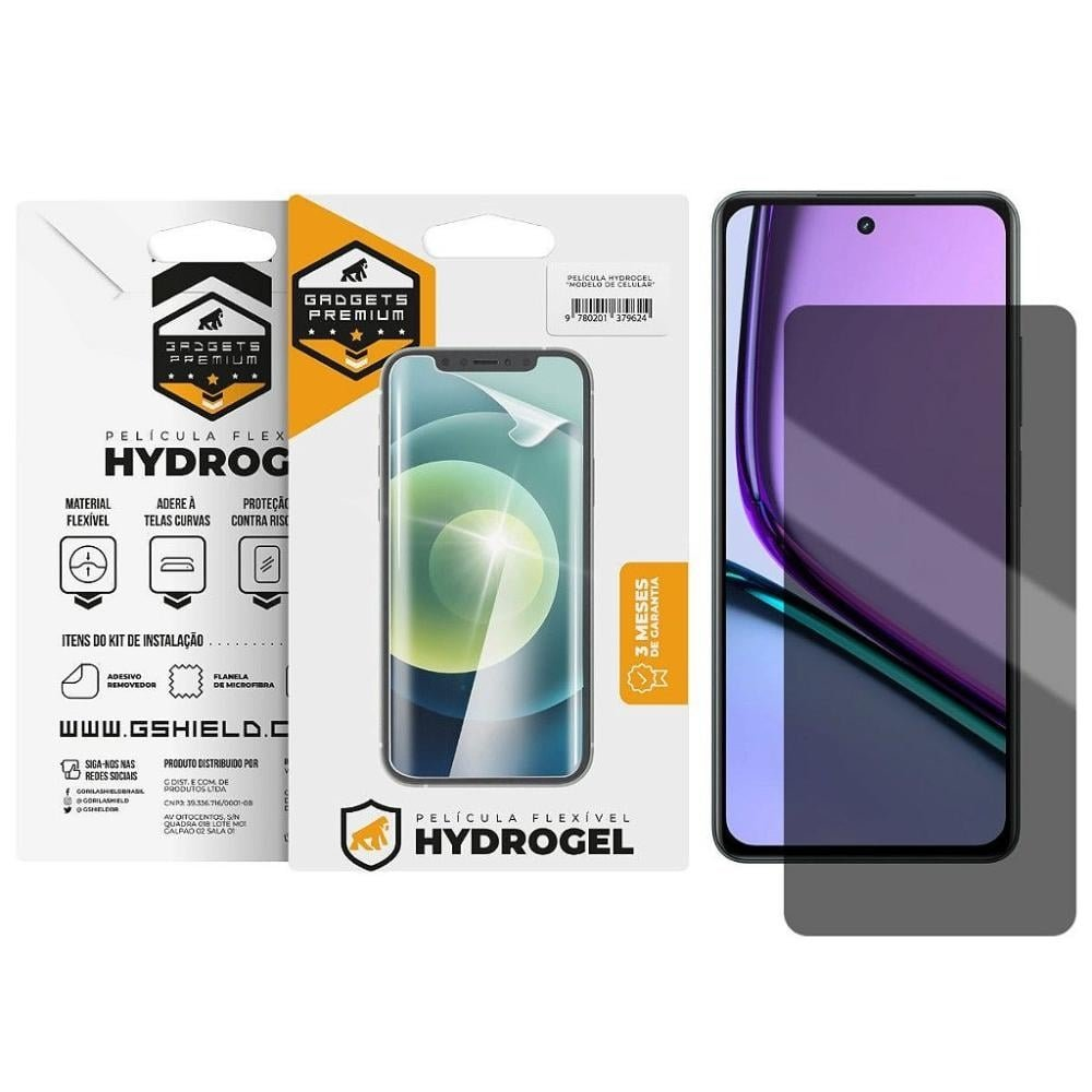 Pelicula para Realme C67 - Privacidade Hydrogel - Gshield Pelicula para Realme C67 - Privacidade Hydrogel - Gshield