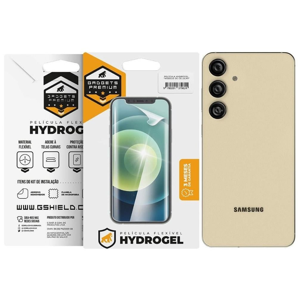 Pelicula para Samsung Galaxy S24 Plus - Traseira Hydrogel HD - Gshield Pelicula para Samsung Galaxy S24 Plus - Traseira Hydrogel HD - Gshield